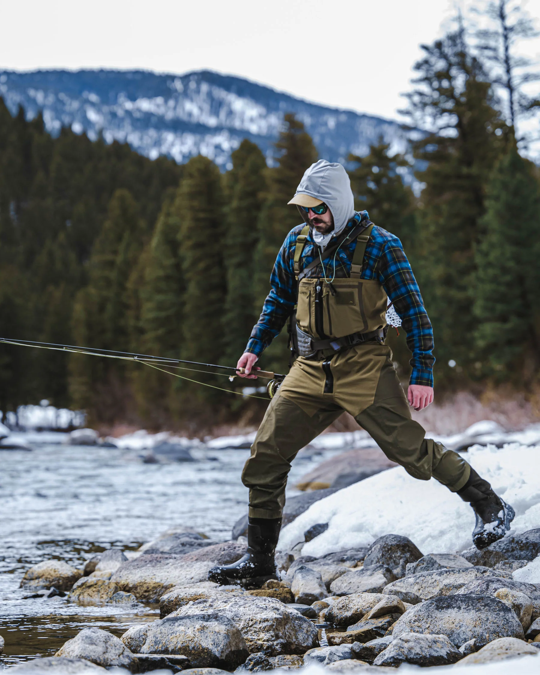Men's Freestone Z Bootfoot Waders - Rubber Sole - Image 3