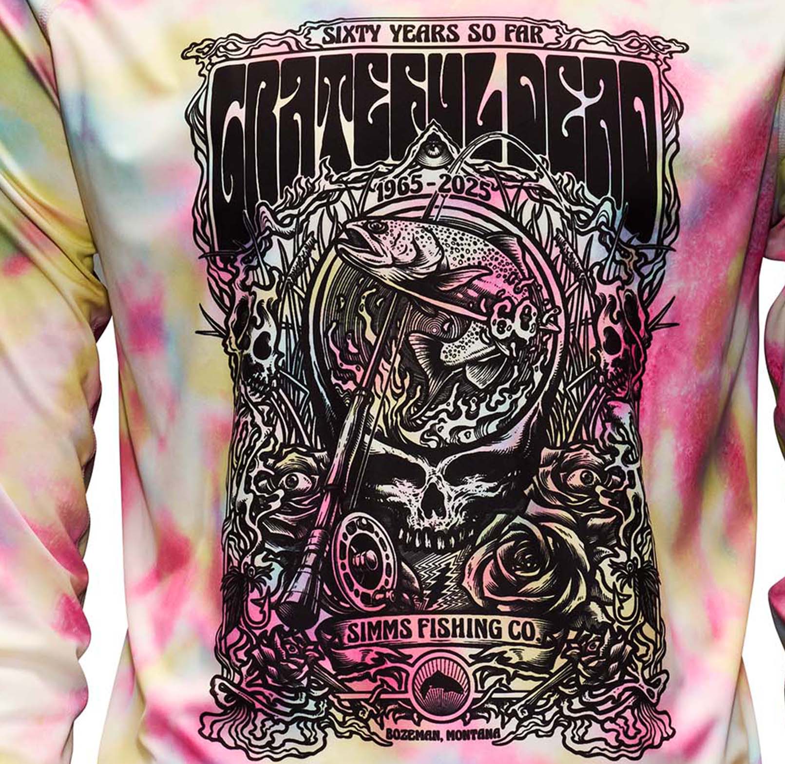 Grateful Dead SolarTech Hoody Fountain Print - Image 2