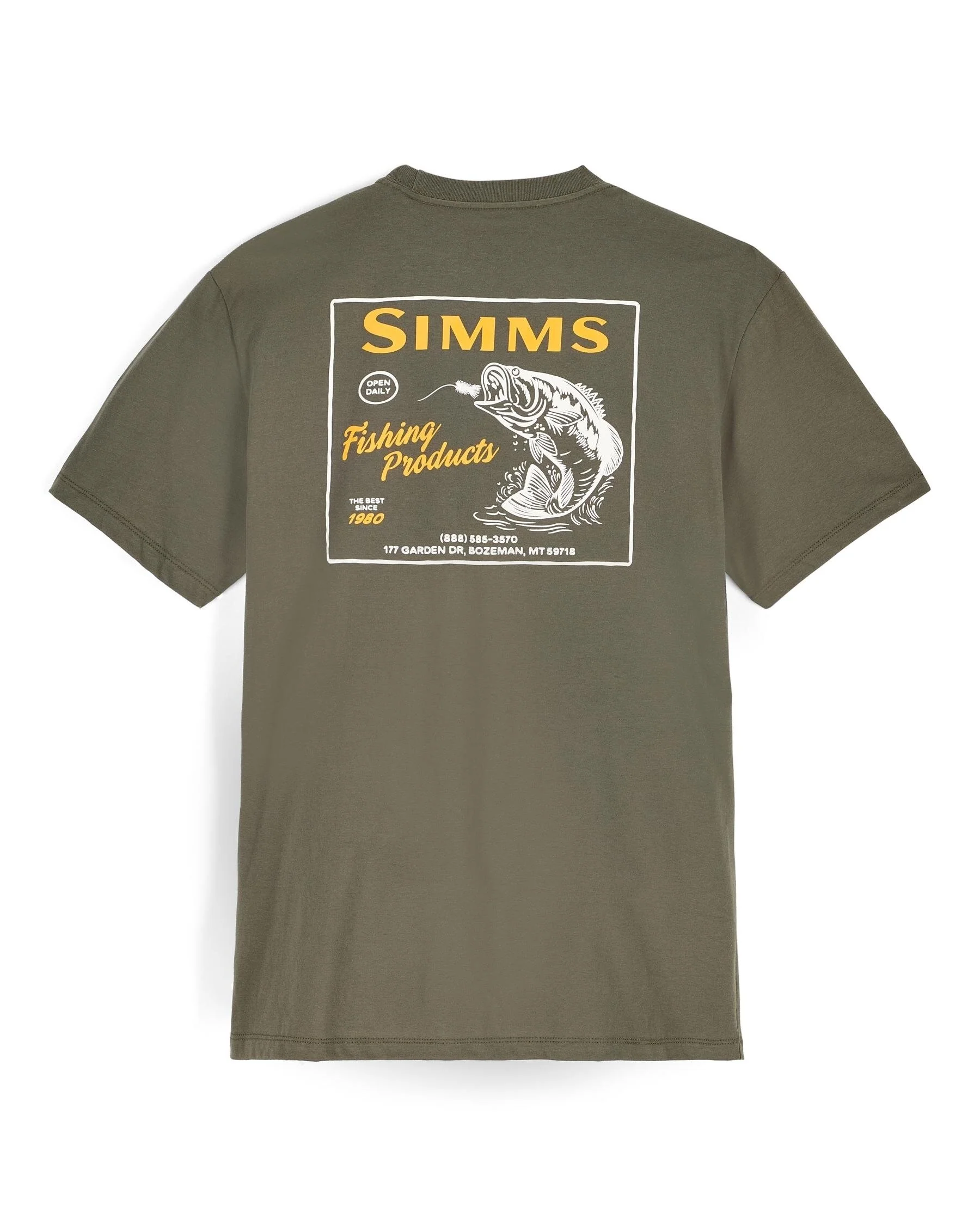 Men's Locals Bass Shop T-Shirt - Image 3