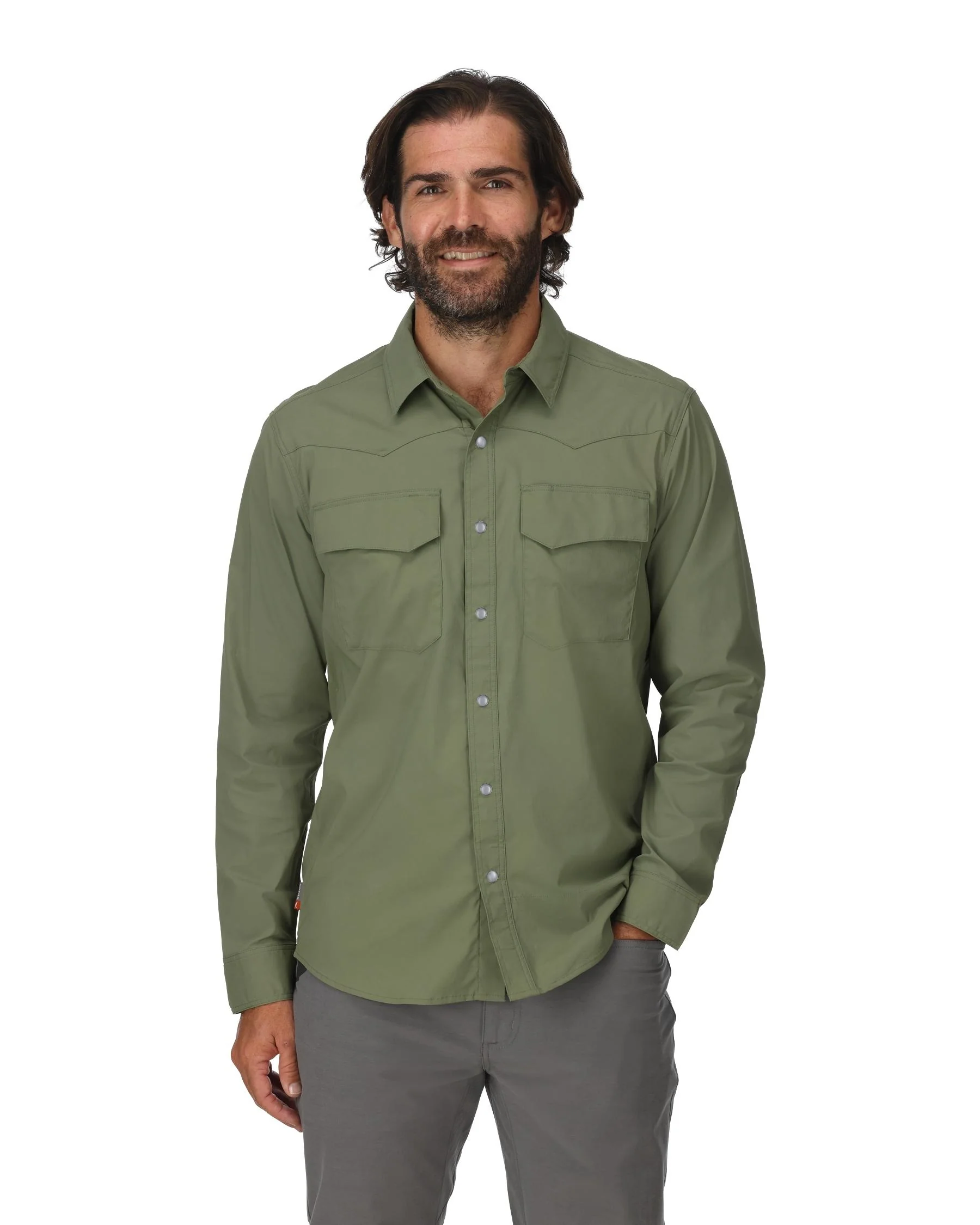 Men's Big Sky Tech LS Shirt - Image 5