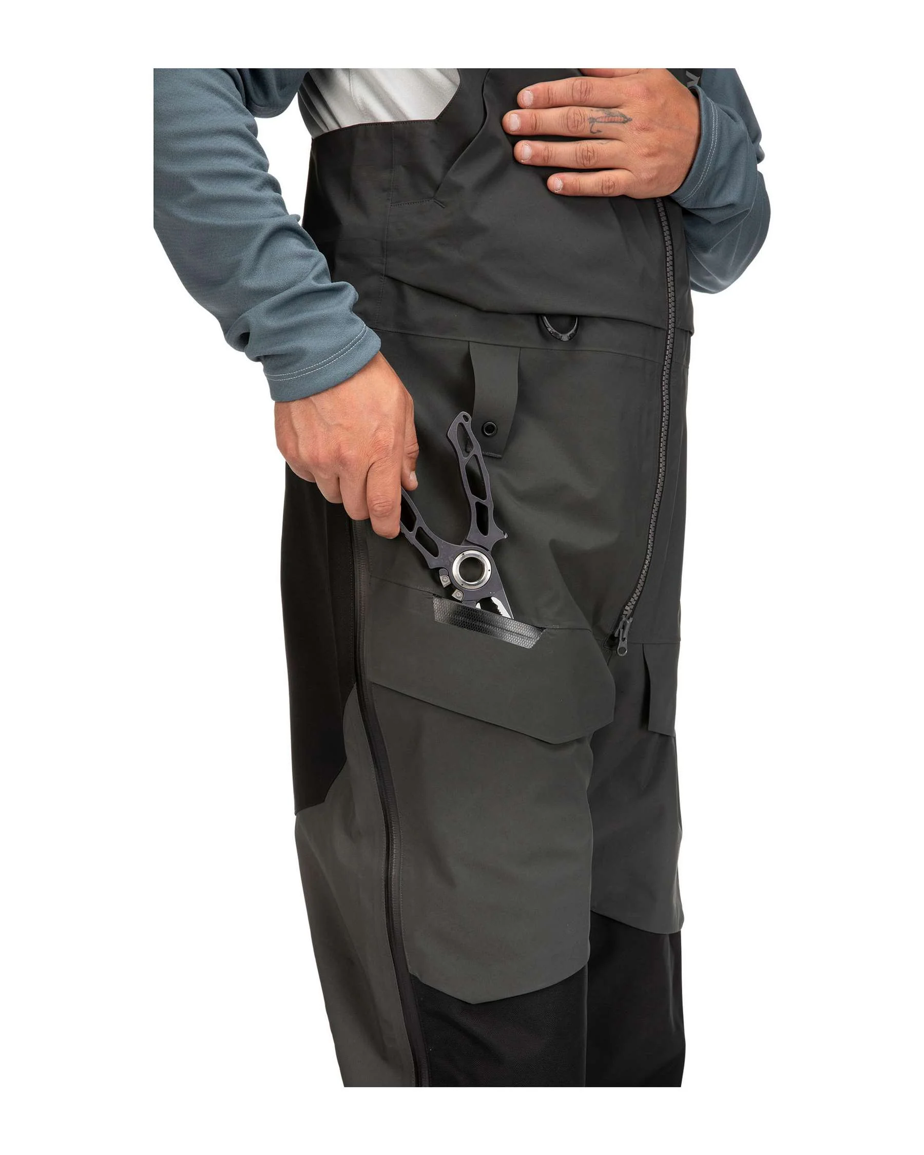 Men's ProDry Fishing Bib- Past Season - Image 11
