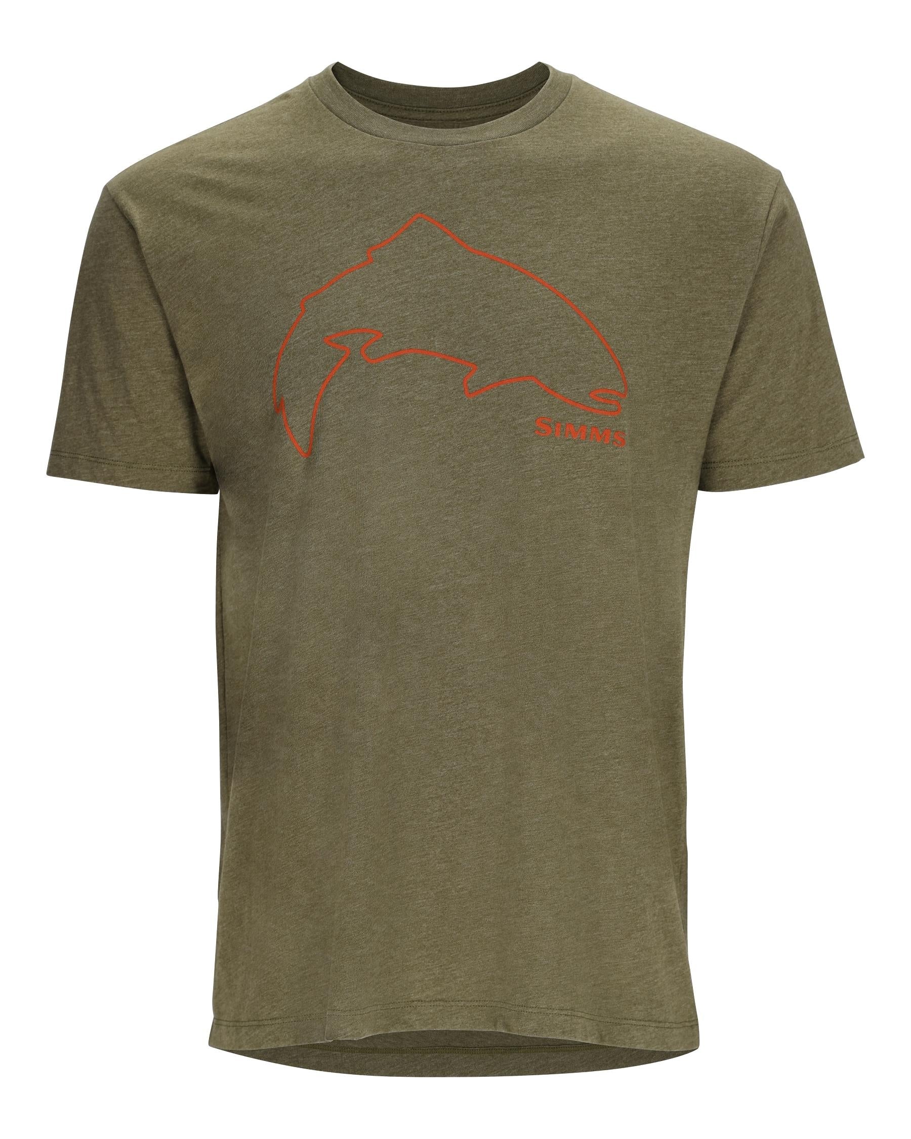 Men's Trout Outline T-Shirt - Image 12