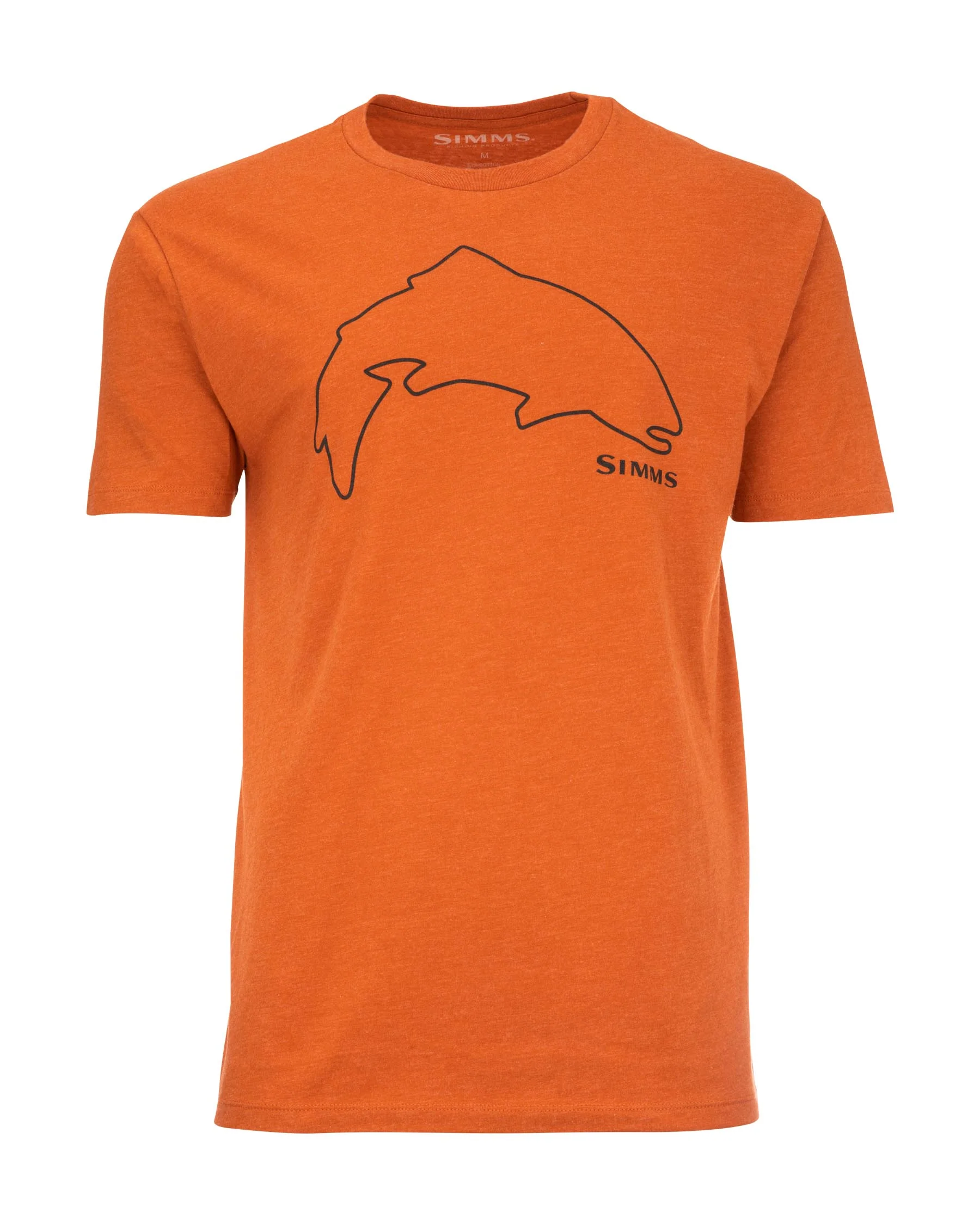 Men's Trout Outline T-Shirt - Image 9