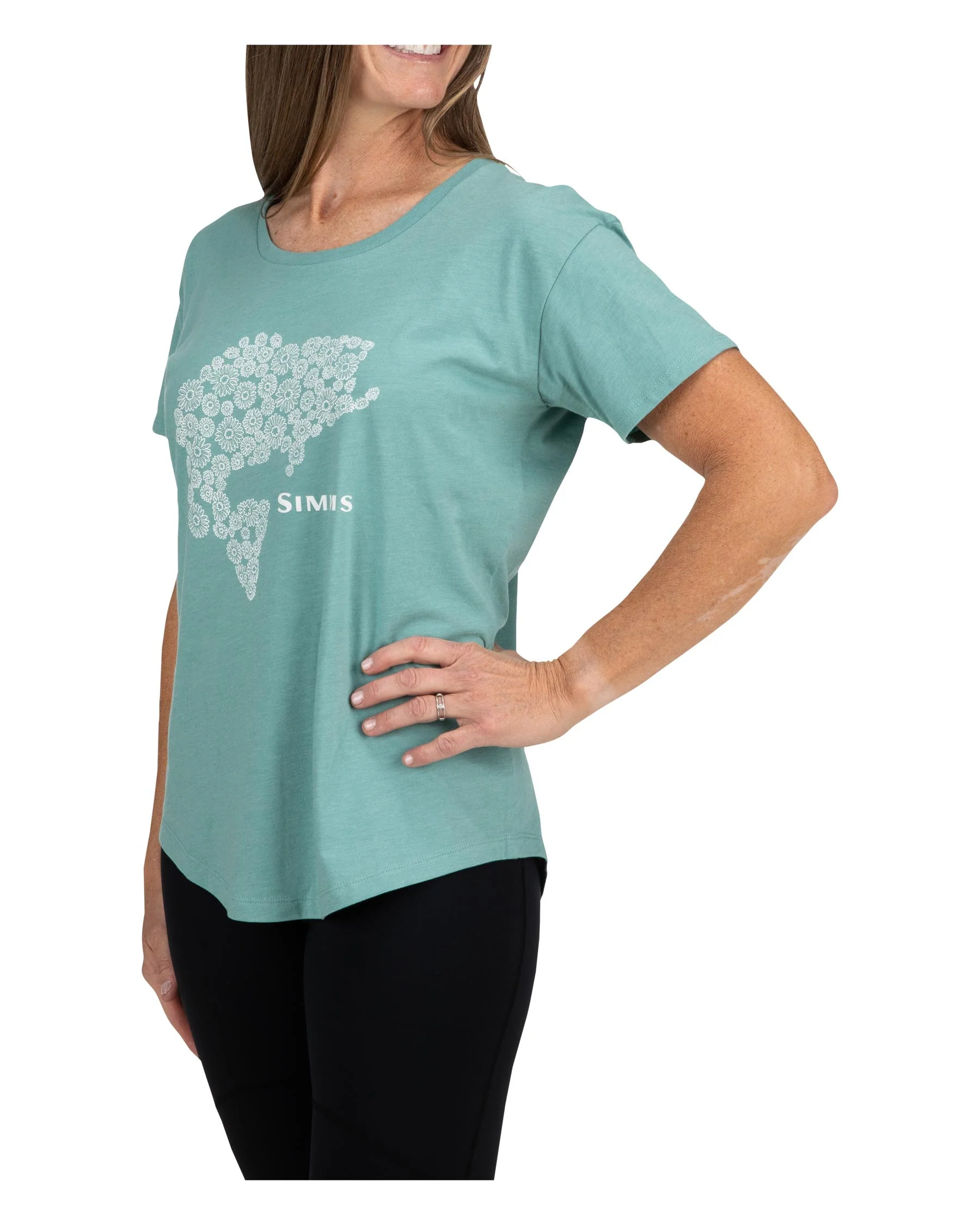 Women's Floral Bass T-Shirt - Image 3
