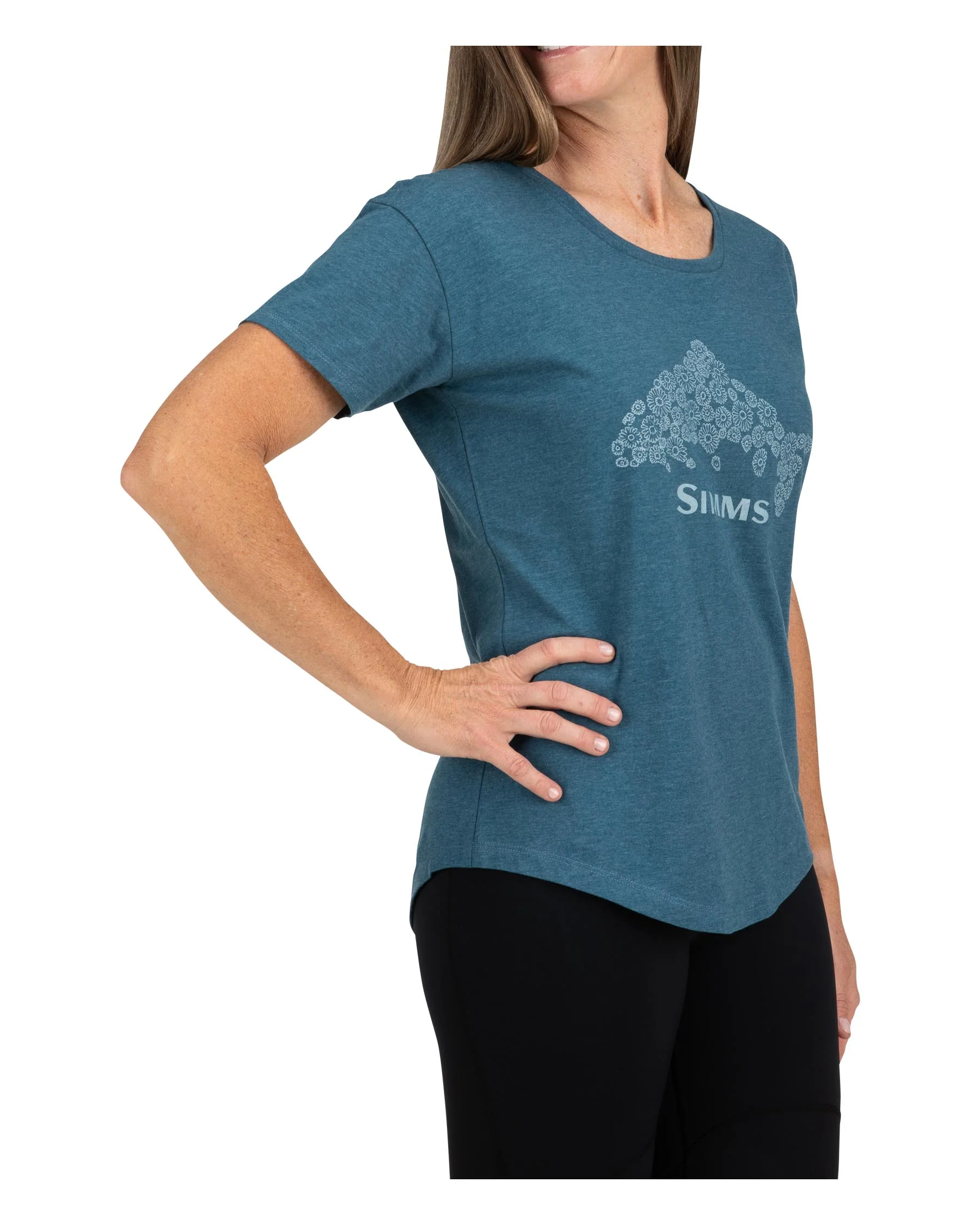 Women's Floral Trout T-Shirt - Image 7