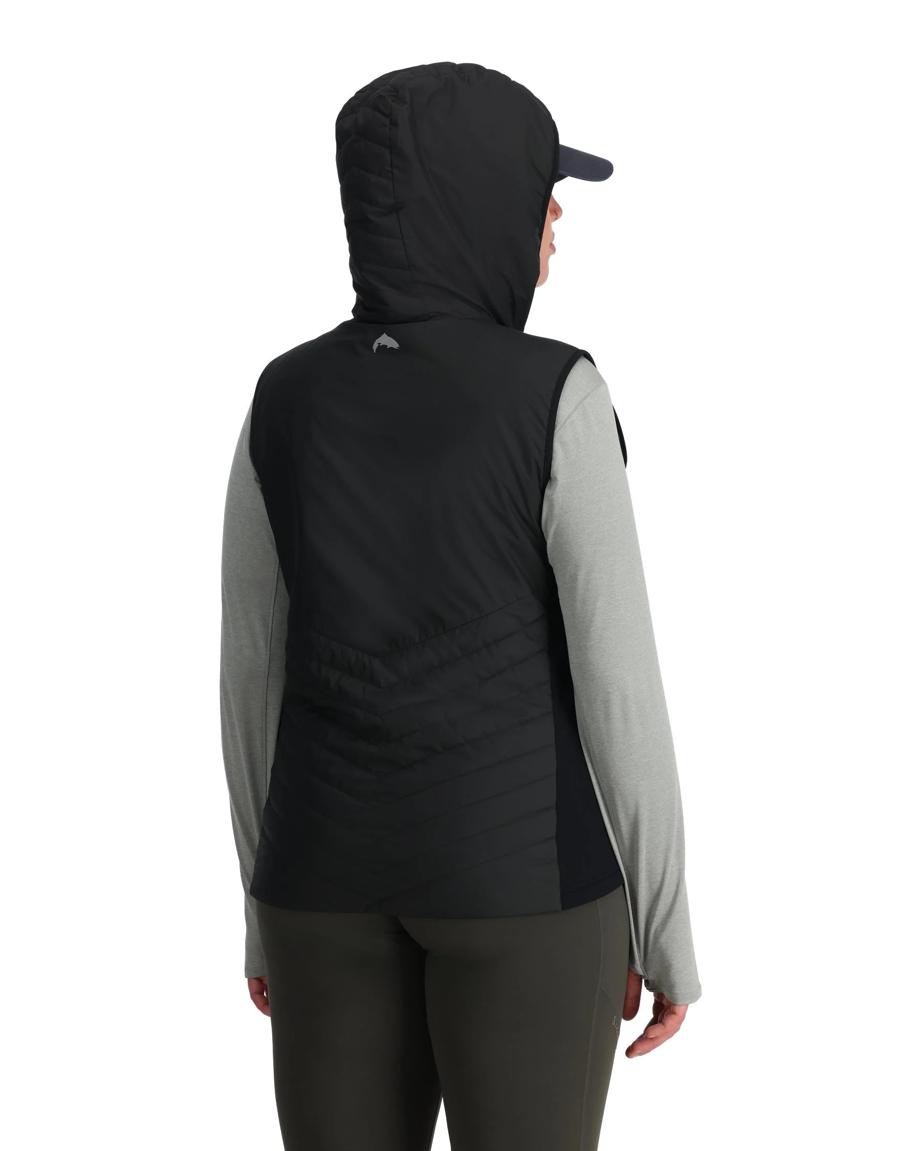 Women's Fall Run Hybrid Hooded Vest - Image 3