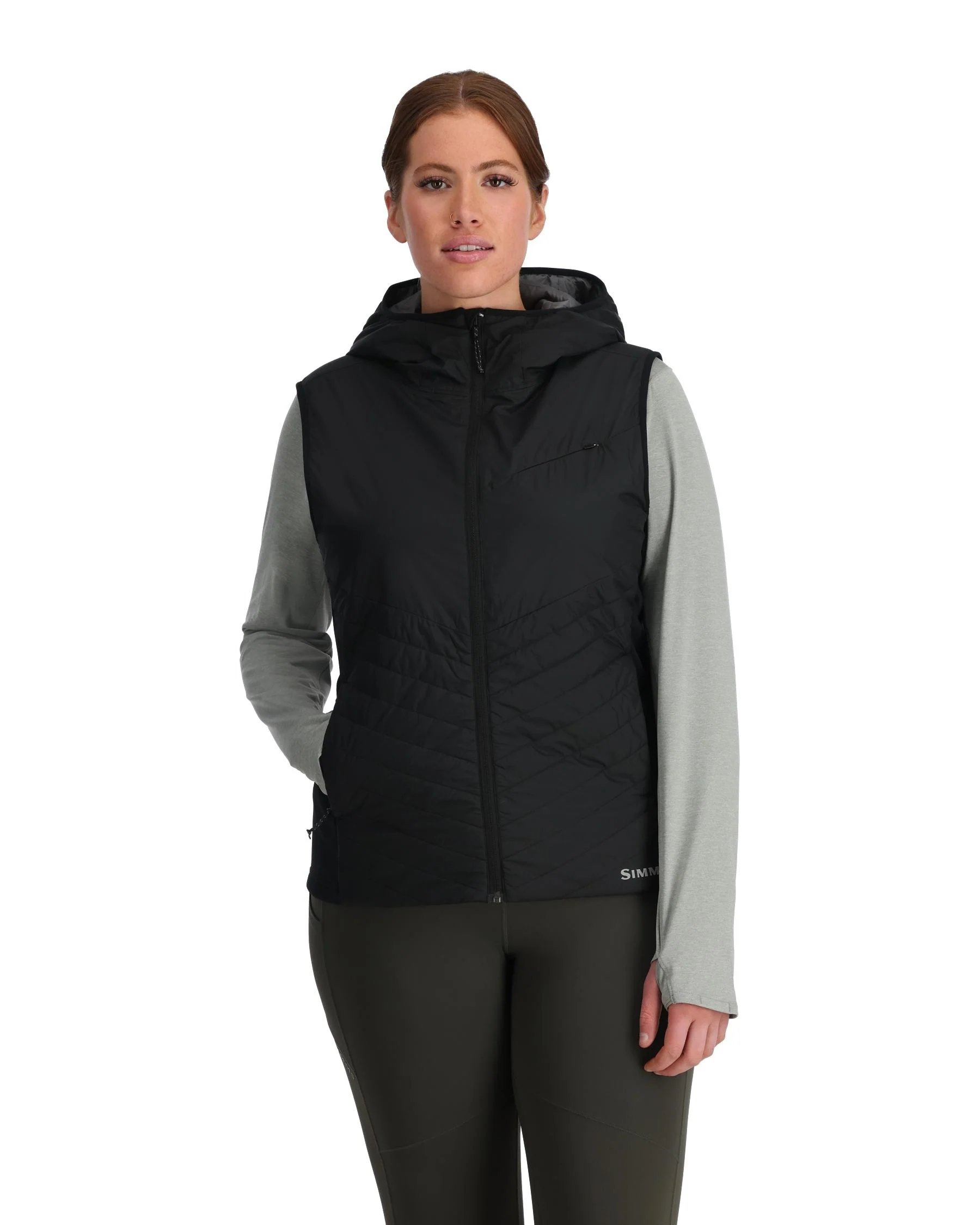 Women's Fall Run Hybrid Hooded Vest - Image 5